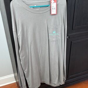 Southern Marsh Gray Long Sleeve Men's Shirt